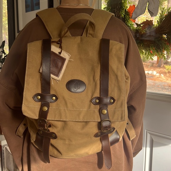 James Campbell cotton leather backpack - Picture 4 of 11